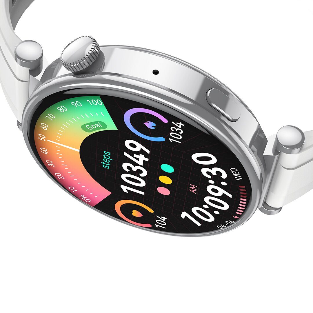 XO smartwatch GT4 Mini Amoled silver - imagine 6