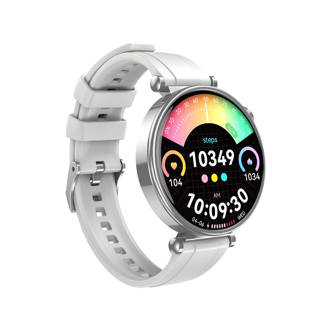 XO smartwatch GT4 Mini Amoled silver - imagine 2