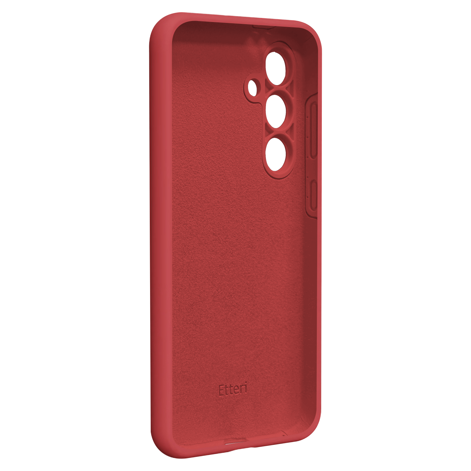 Etteri Silicone case for Samsung Galaxy S24 FE raspberry - imagine 2