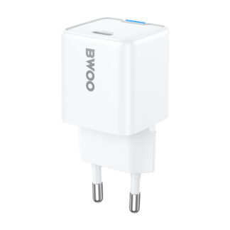 BWOO GaN PD wall charger 30W 1x USB-C port 1A white