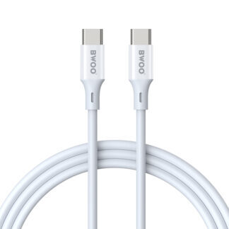 BWOO Cable X282CC USB-C - USB-C 2m 65W ABS + TPE white