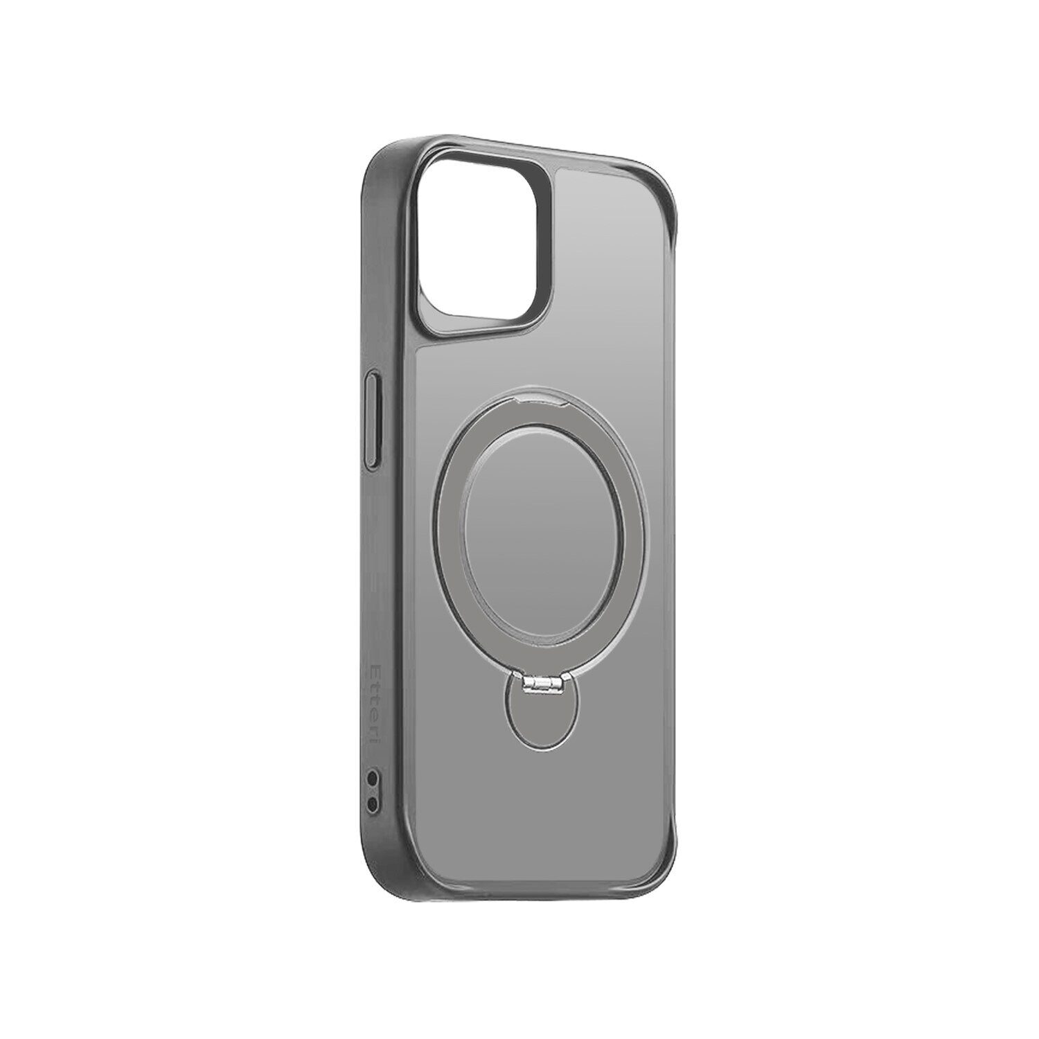 Etteri Matt Mag Ring case for iPhone 15 6,1" grey - imagine 2