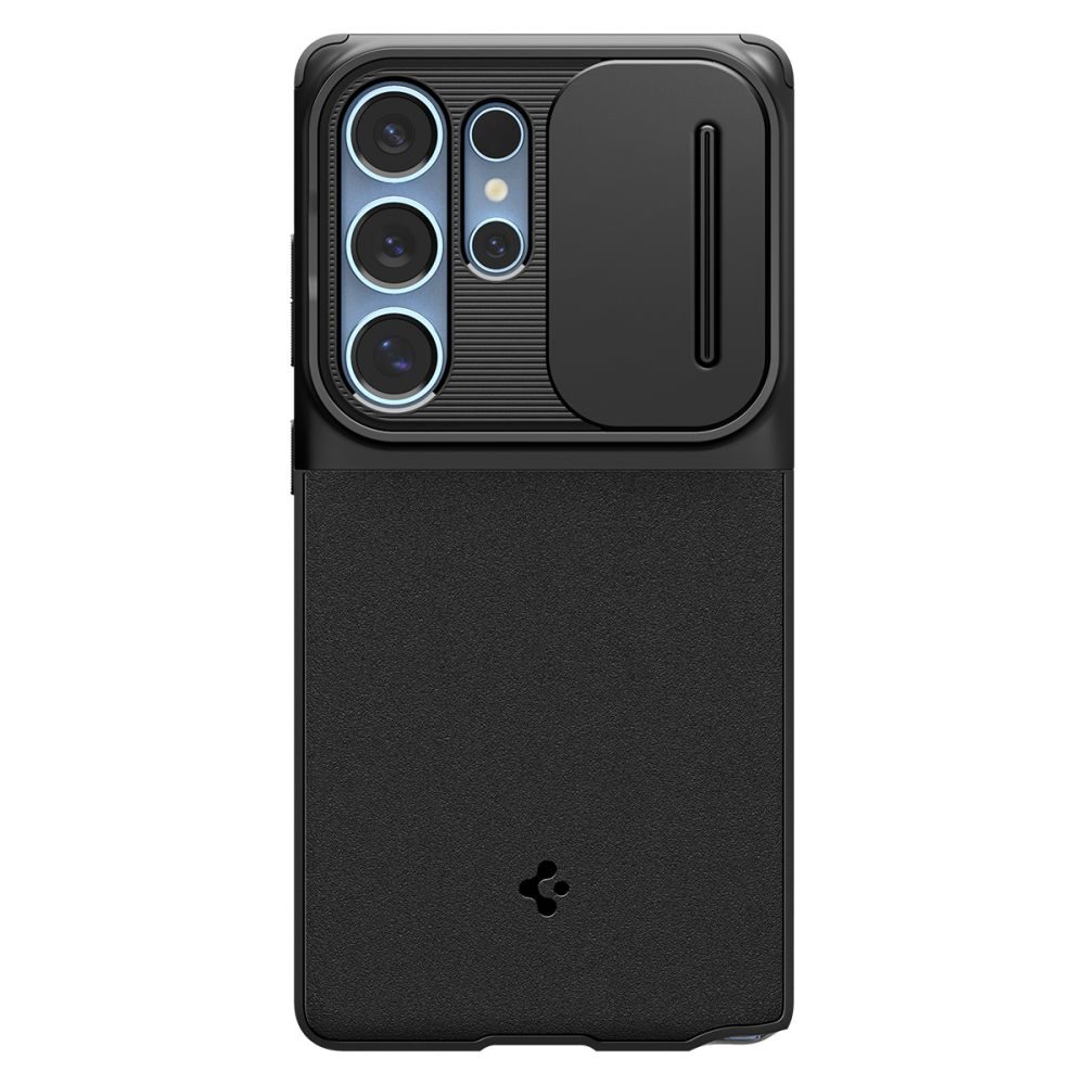 Spigen Optik Armor case for Samsung Galaxy S25 Ultra Black - imagine 3