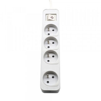 Power strip PHILIPS extension cord 4 sockets 3m 10A white