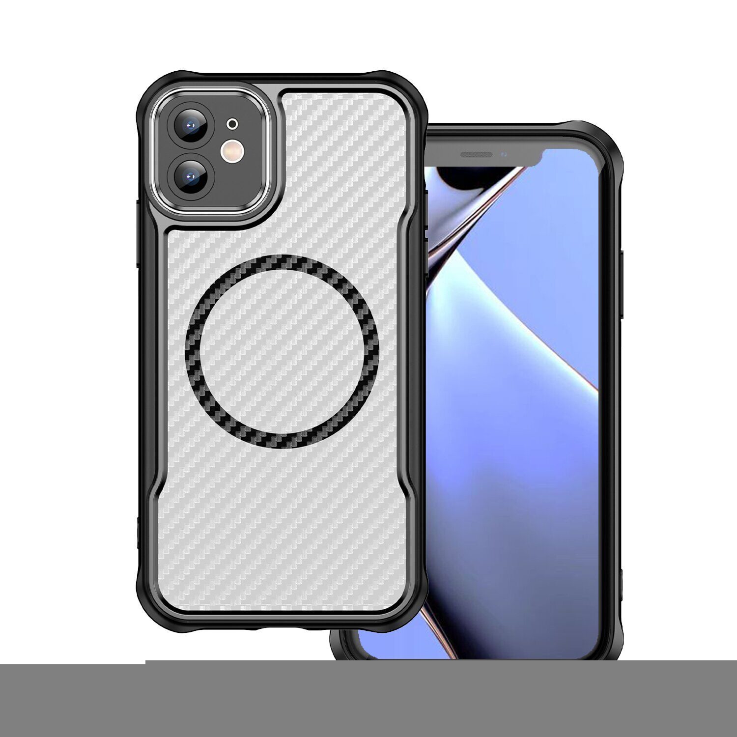 Defender Carbon Mag case for iPhone 11 black