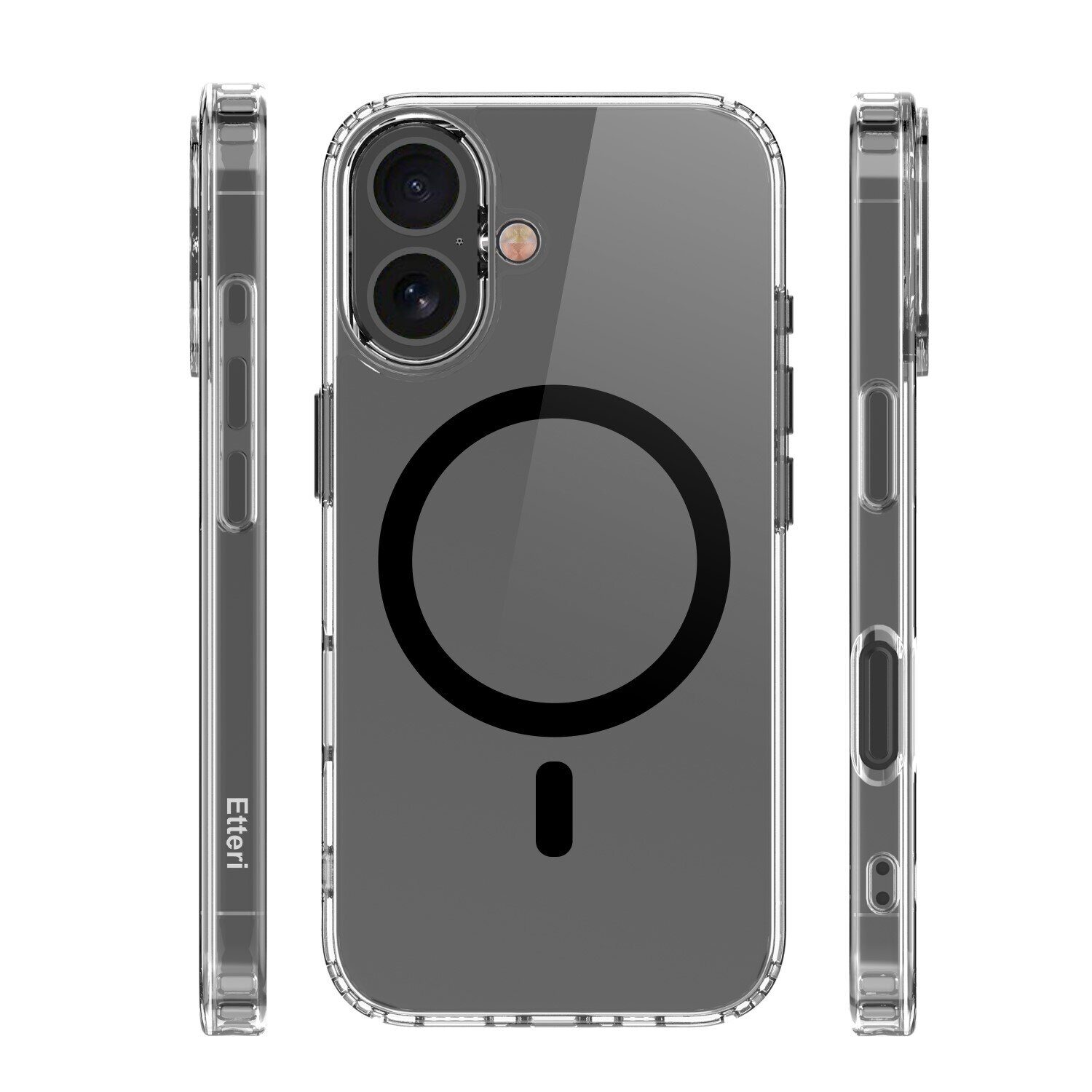 Etteri Color Mag case for iPhone 16 Plus 6,7" black - imagine 4