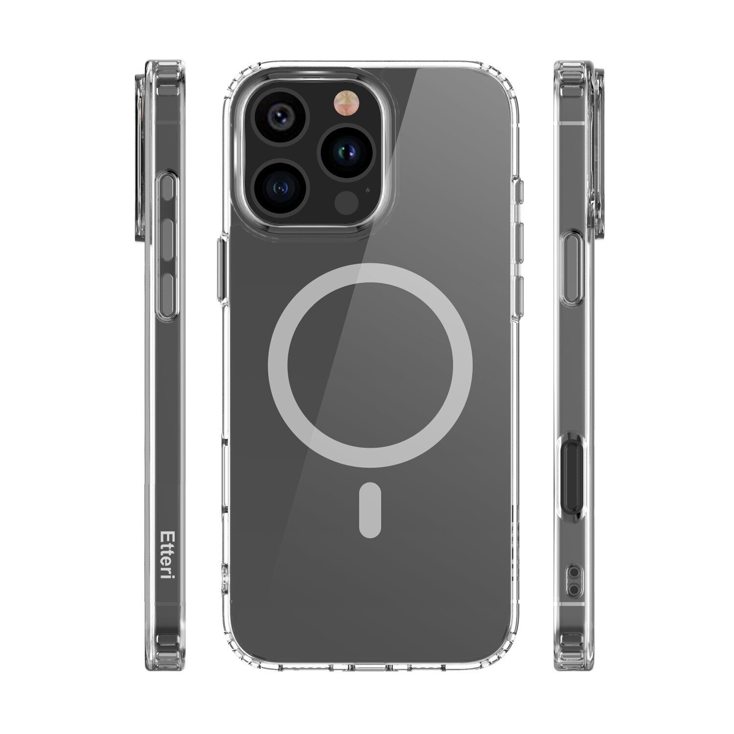 Etteri Color Mag case for iPhone 16 Pro Max 6,9" grey - imagine 4