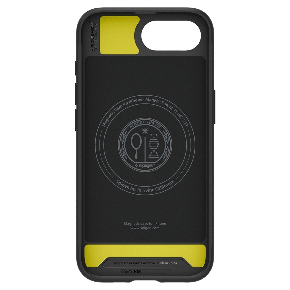 Spigen Rugged Armor Mag MagSafe case for iPhone 16E Matte Black - imagine 3