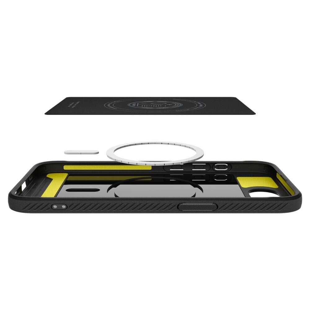 Spigen Rugged Armor Mag MagSafe case for iPhone 16E Matte Black - imagine 8