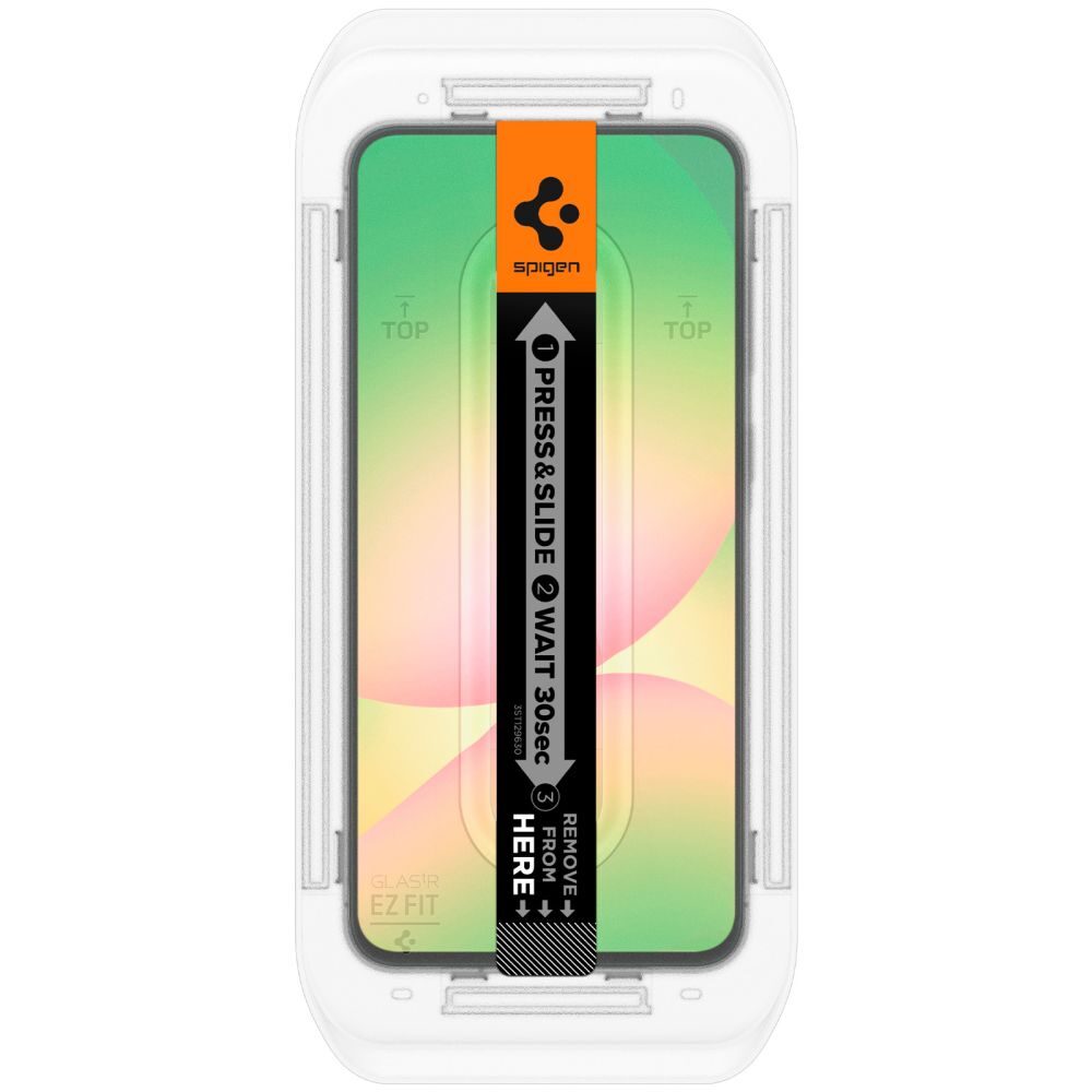 Spigen Glas.tR "EZ Fit" 2-Pack Tempered Glass for Samsung Galaxy A56 5G / S24 FE Transparent - imagine 5
