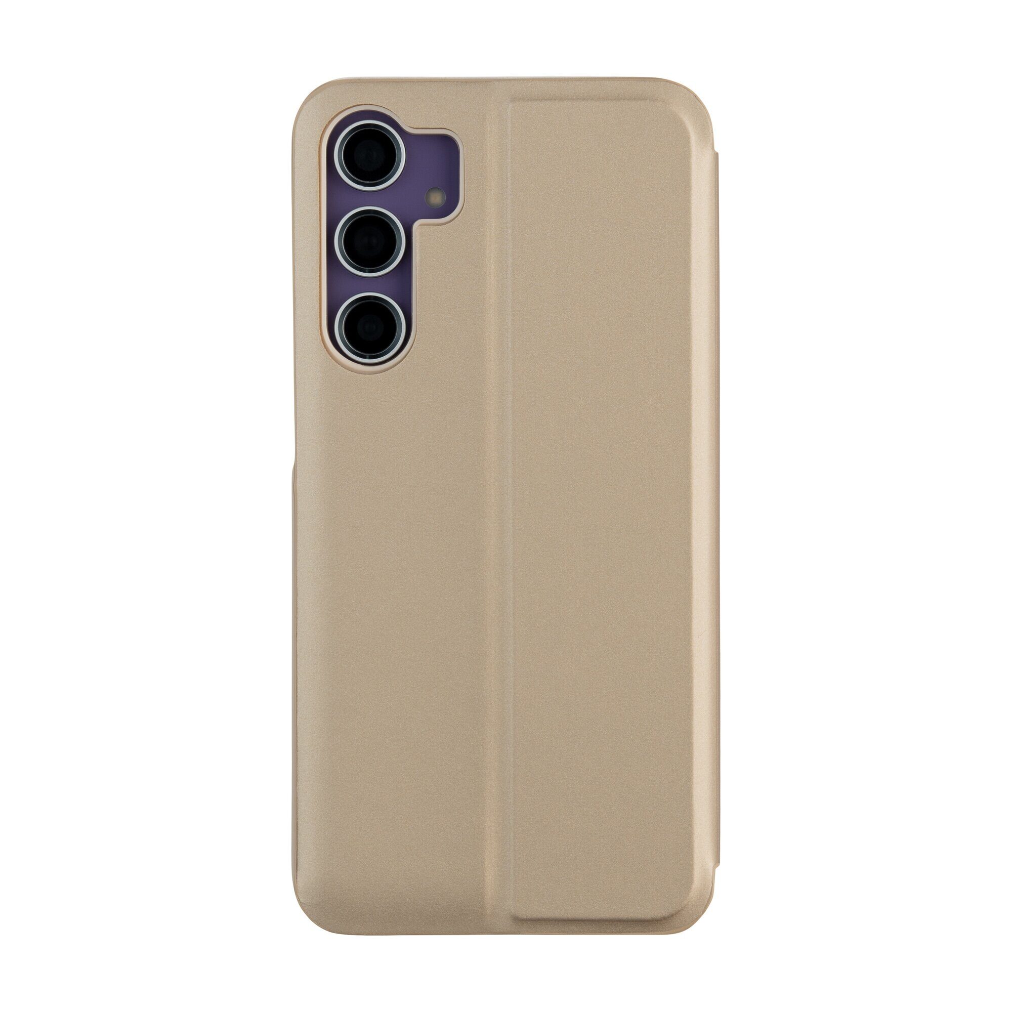 Fold Mirror View Case for Samsung Galaxy S23 FE gold - imagine 3