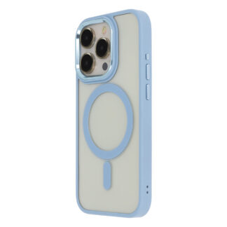 Satin Elegant Mag Case for iPhone 15 Plus 6,7" blue