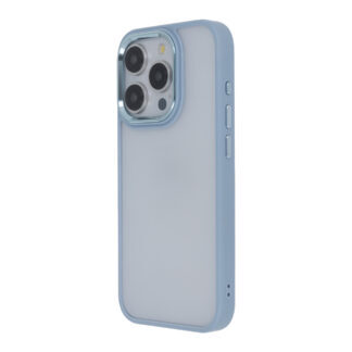 Satin Elegant Matt Case for iPhone 12 / 12 Pro 6,1" blue