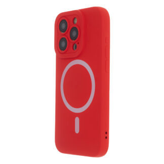 Silicon Soft Mag Case for iPhone 12 6,1" red