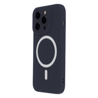 Silicon Soft Mag Case for iPhone 15 Plus 6,7" dark blue