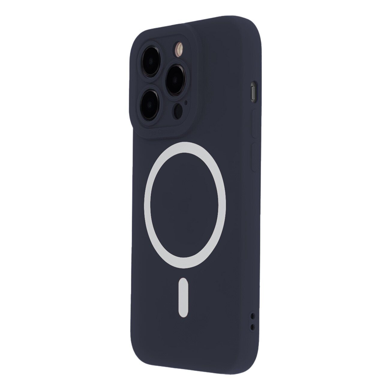 Silicon Soft Mag Case for iPhone 15 Plus 6,7" dark blue