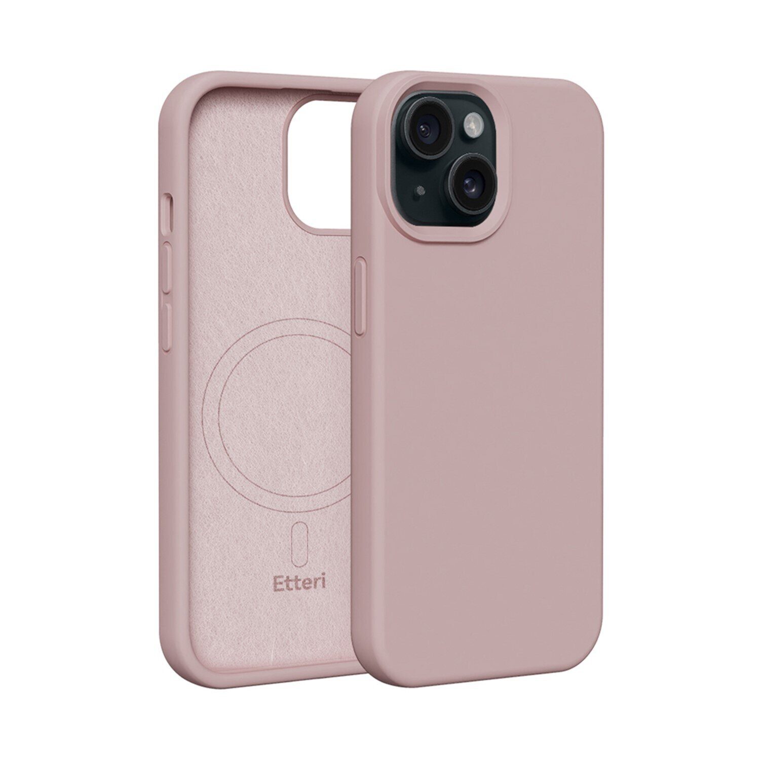 Etteri Silicone Mag case for iPhone 13 6,1" light pink