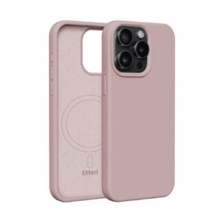 Etteri Silicone Mag case for iPhone 15 Pro Max 6,7" light pink
