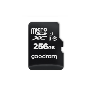 GoodRam Memory Card 256GB microSDXC kl. 10 UHS-I 100 / 10 MB/s + adapter