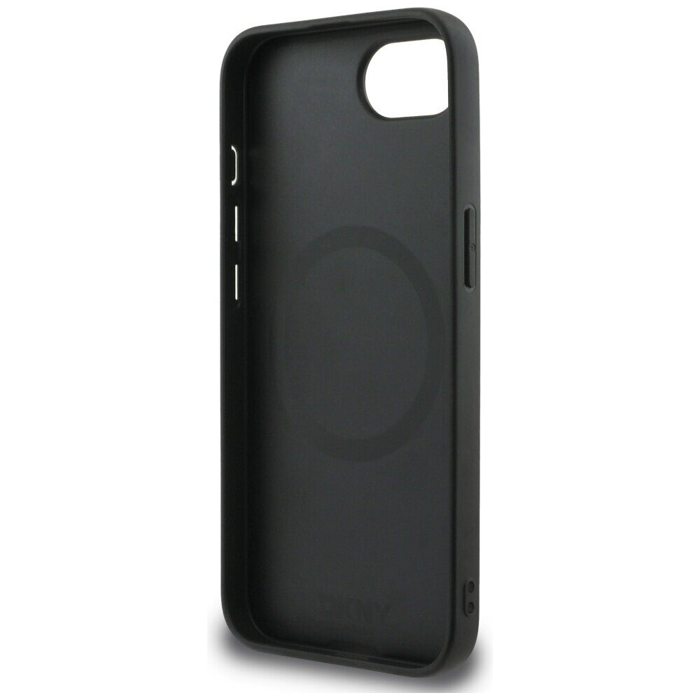 Guess HC MagSafe PU Checkered Pattern case for iPhone 16e Black - imagine 7