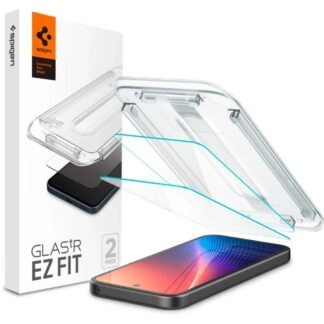 Spigen Glas.tR "EZ Fit" Tempered Glass 2-Pack for Google Pixel 9a Clear