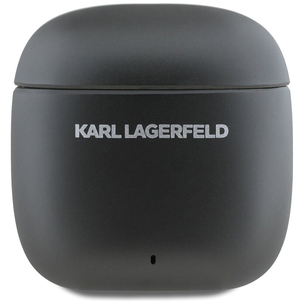 Karl Lagerfeld wireless earphones TWS ANC ENC METAL PRINTED LOGO black - imagine 3