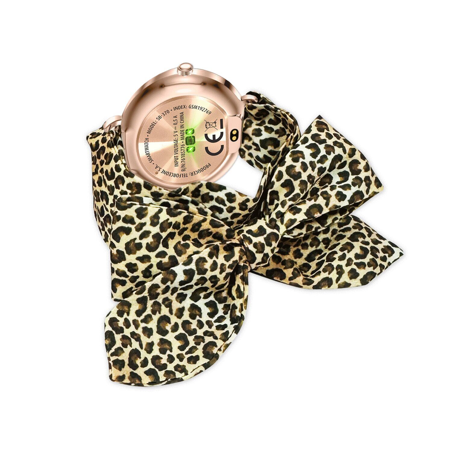Forever Smartwatch Lucca SB-370 Rose Gold - Leopard Print - imagine 3