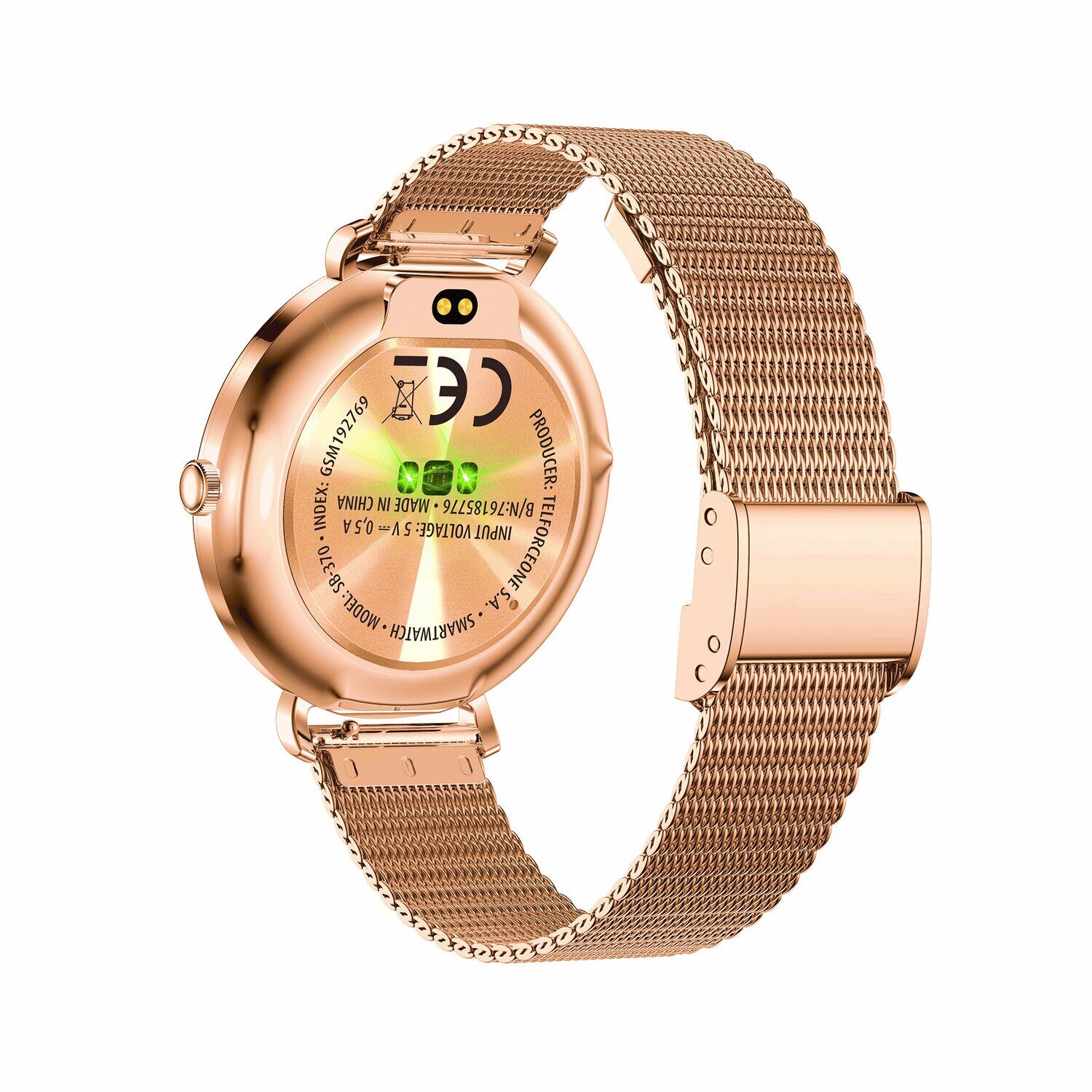 Forever Smartwatch Lucca SB-370 Rose Gold - Leopard Print - imagine 6