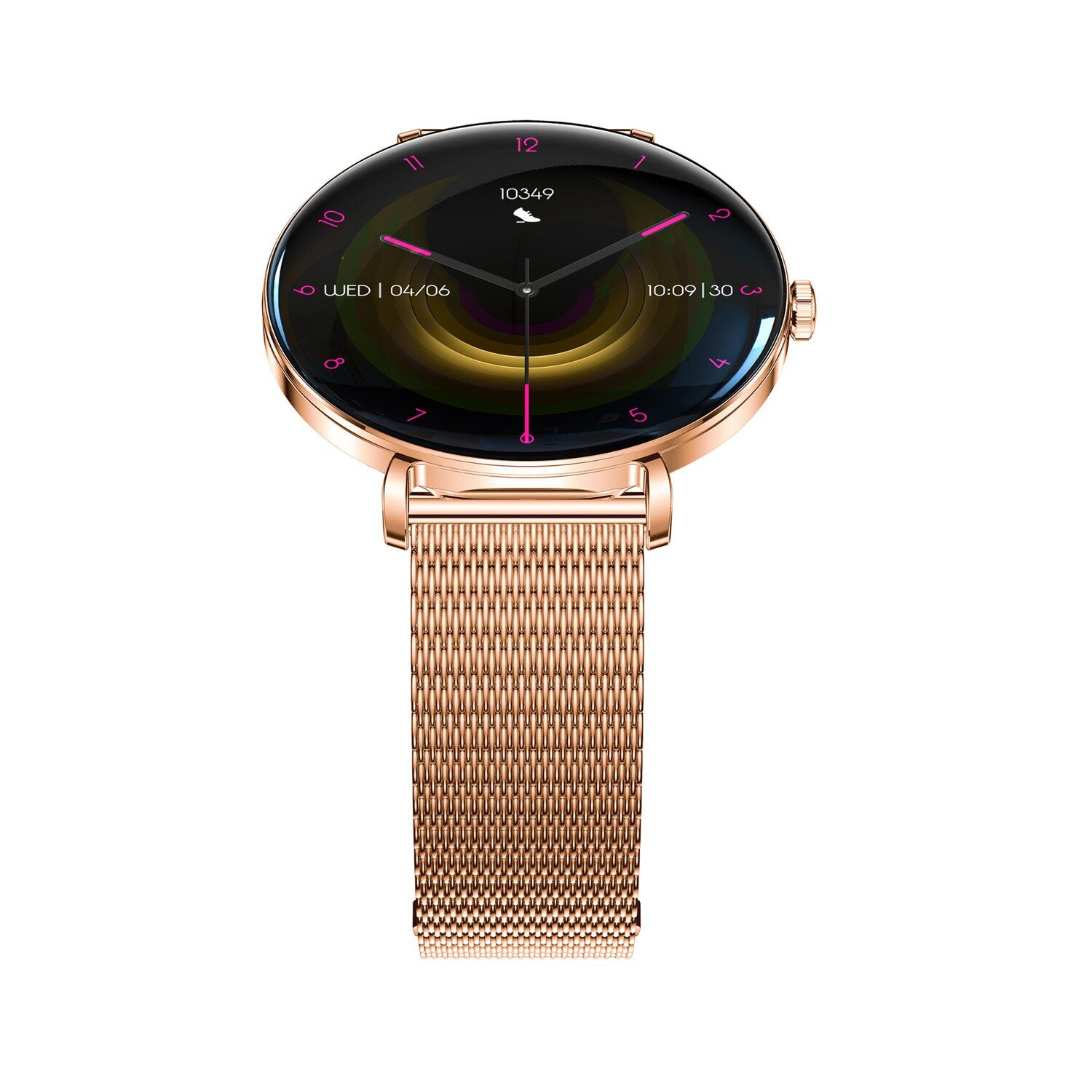 Forever Smartwatch Lucca SB-370 Rose Gold - Leopard Print - imagine 7