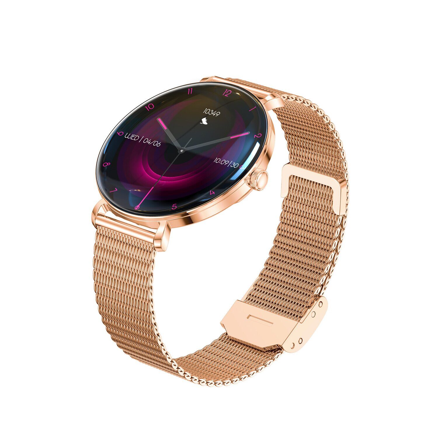 Forever Smartwatch Lucca SB-370 Rose Gold - Leopard Print - imagine 8