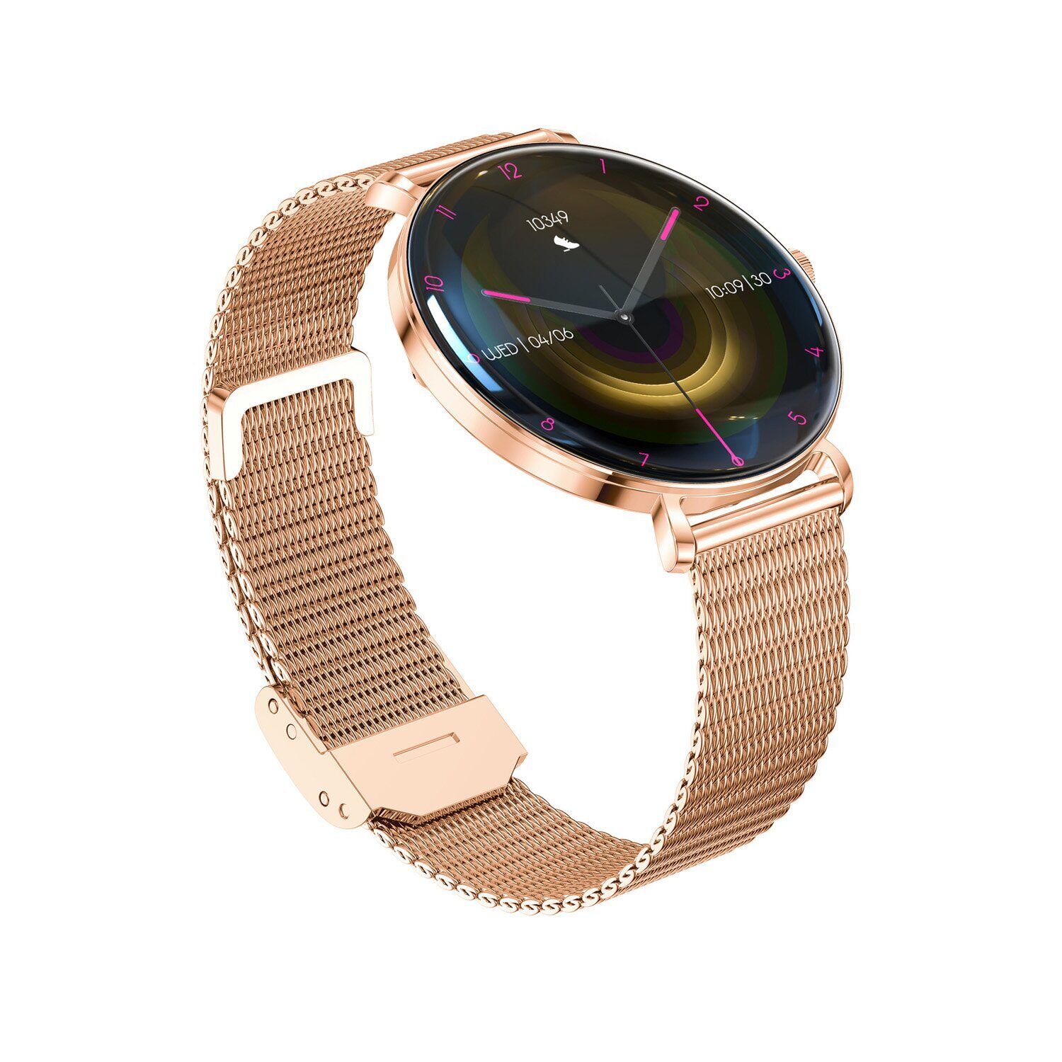Forever Smartwatch Lucca SB-370 Rose Gold - Leopard Print - imagine 9