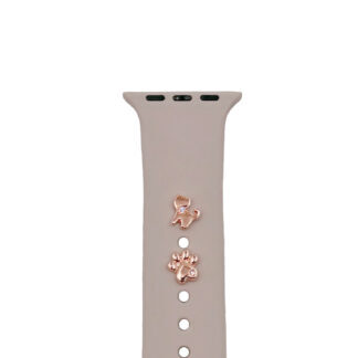 Pin Charms set for watch straps cat rose gold