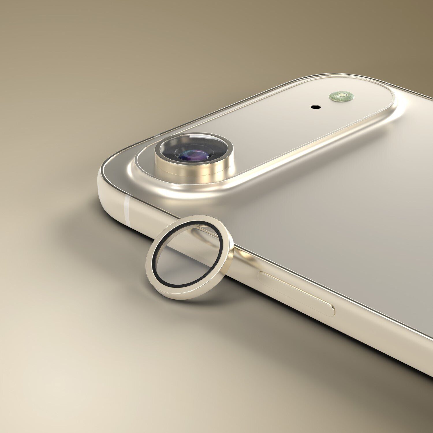 Etteri camera lens protector for iPhone 17 Air gold - imagine 2