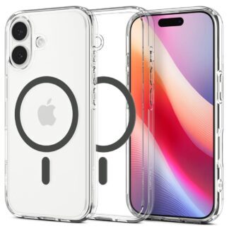 Spigen Ultra Hybrid Mag MagSafe case for iPhone 17 Clear/Graphite