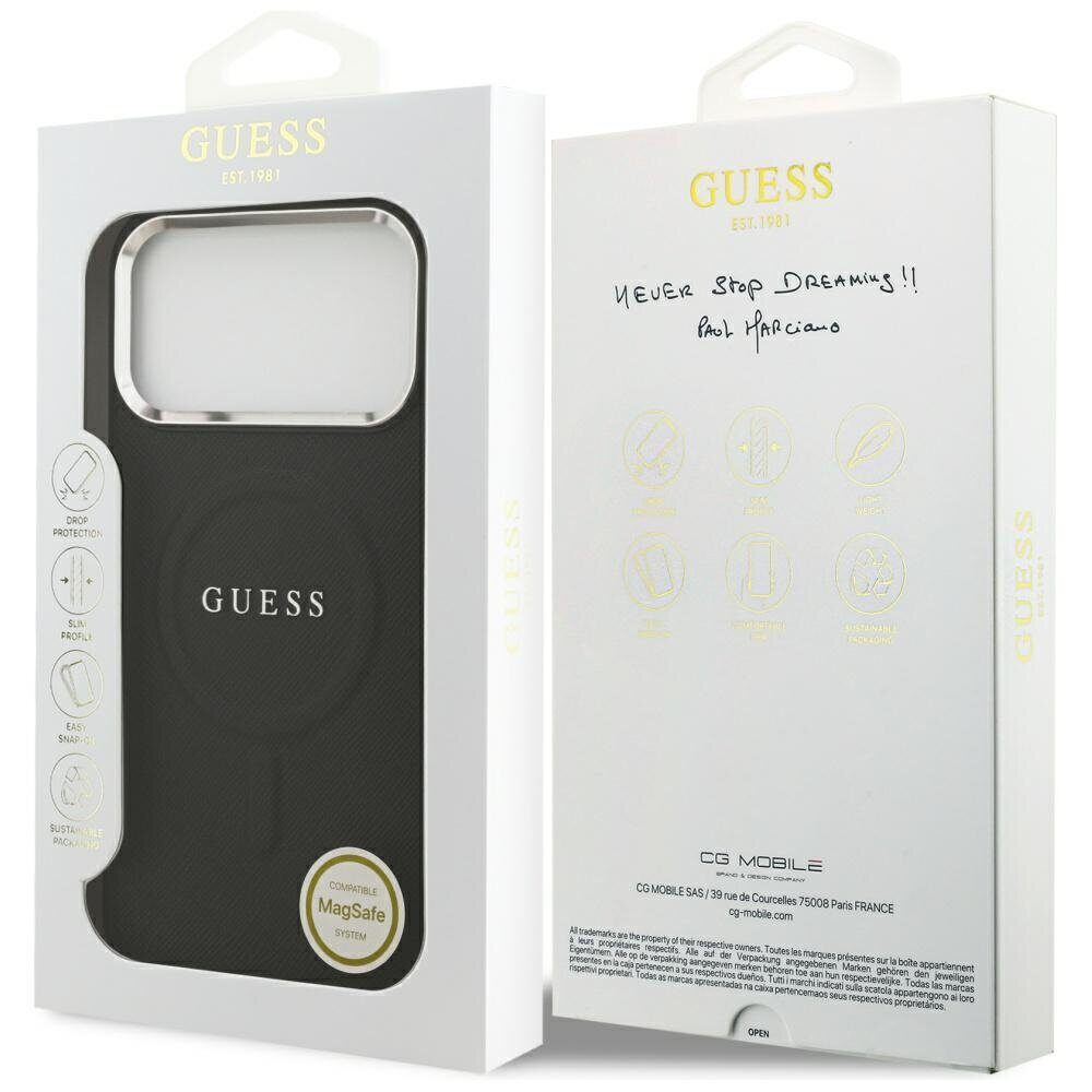 Guess Classic Logo MagSafe case for iPhone 17 Pro Max black - imagine 8