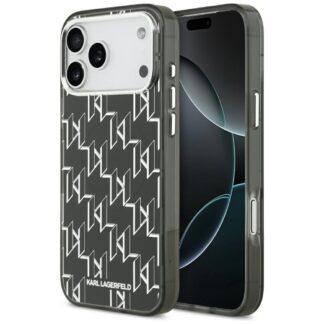 Karl Lagerfeld IML KL Monogram MagSafe case for iPhone 17 Pro Max black