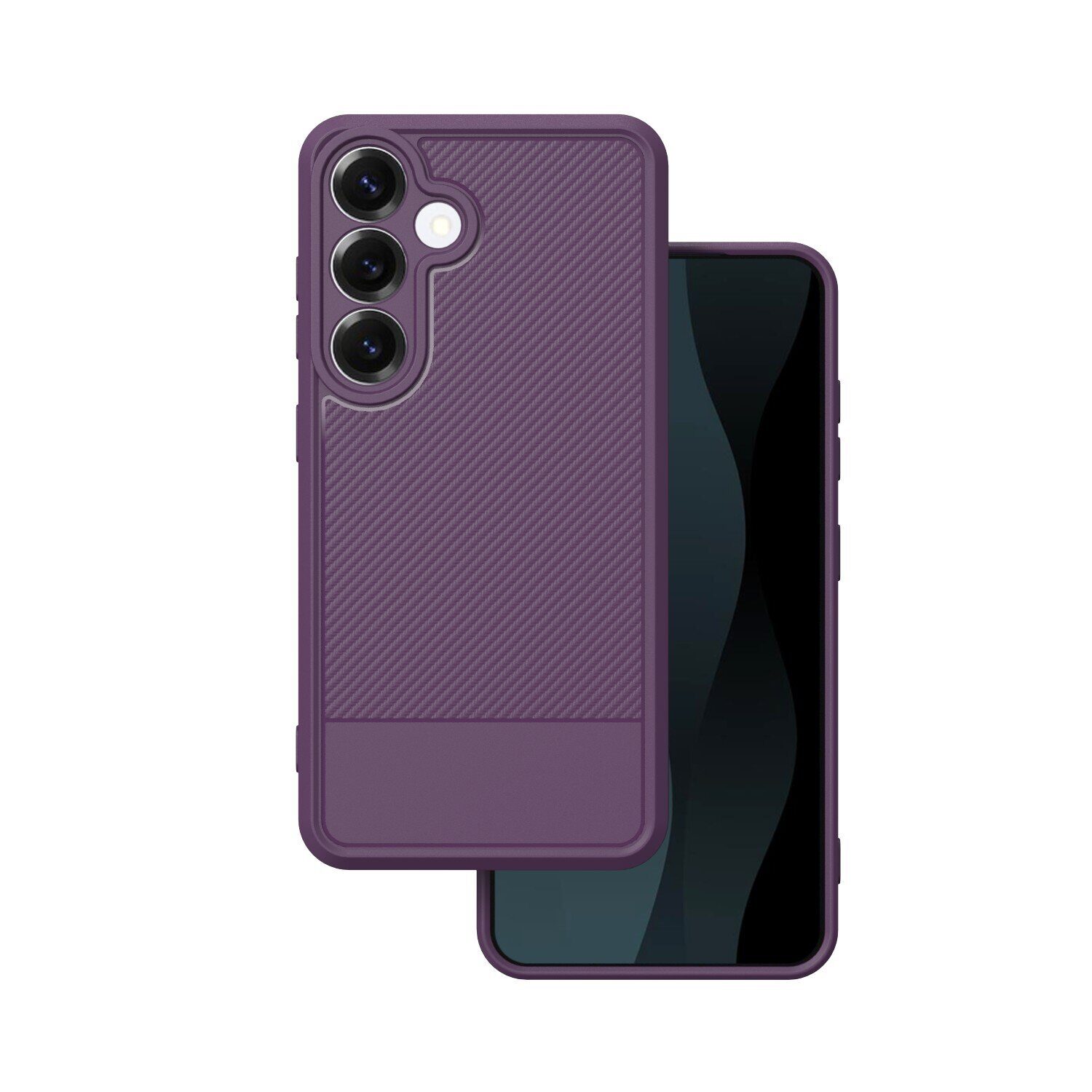 Simple Carbon case for Samsung Galaxy S26 Plus purple
