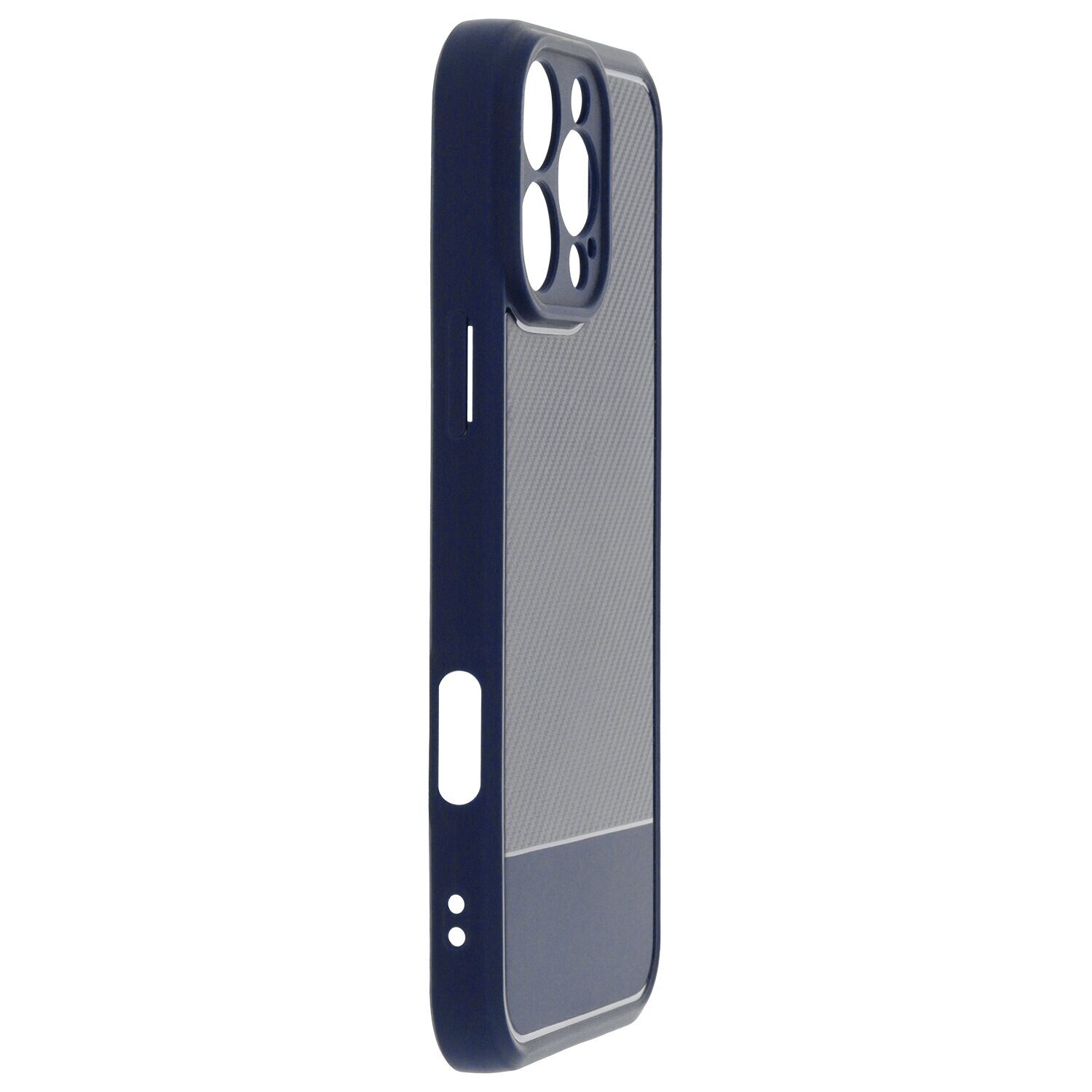 Simple Carbon case for iPhone 11 blue - imagine 3