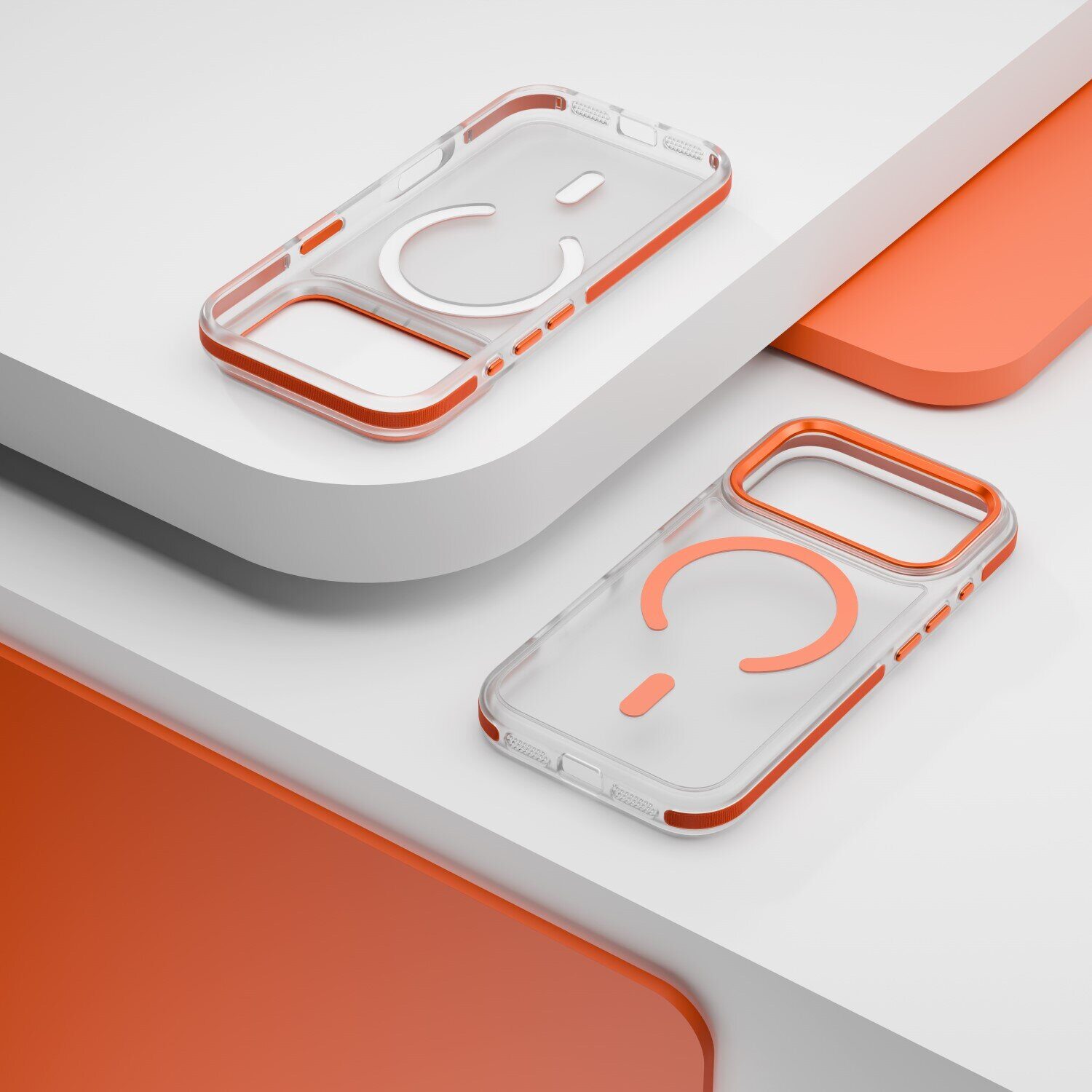 Etteri Icy Mag case for iPhone 15 6,1" orange - imagine 6
