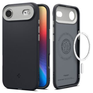 Spigen Nano Pop Mag MagSafe case for iPhone 17 Air Black Sesame