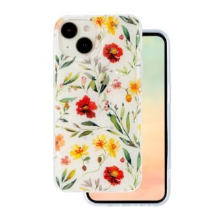 Glow Glam case for iPhone 15 6,1" white