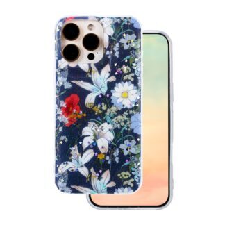 Glow Glam case for iPhone 15 Pro 6,1" blue