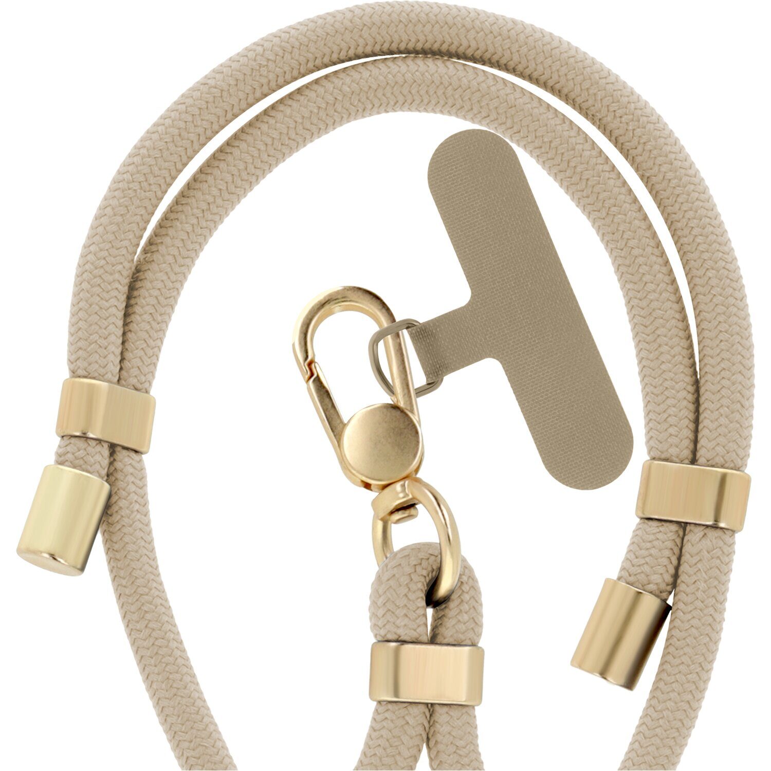 Universal phone strap Elegant gold - imagine 2