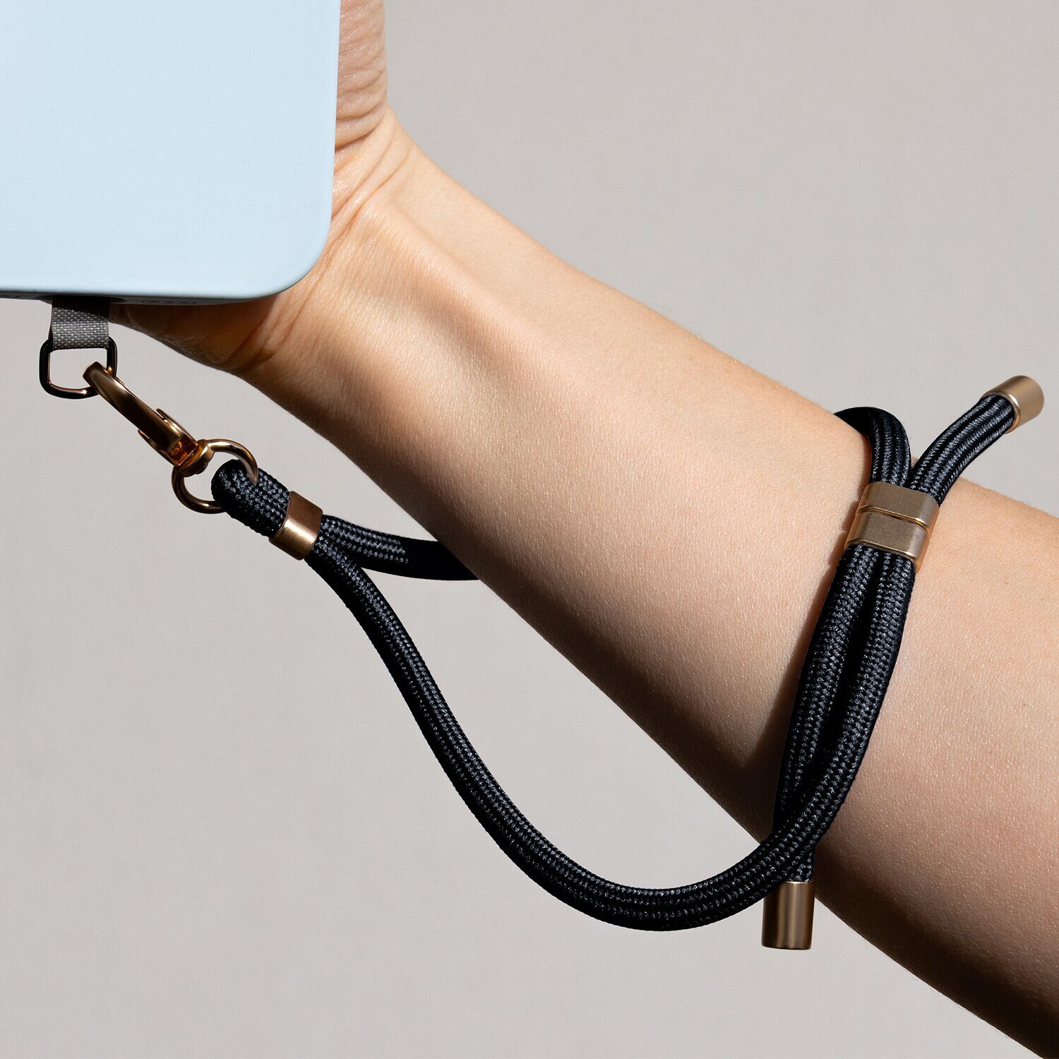 Universal phone strap Elegant black - imagine 5