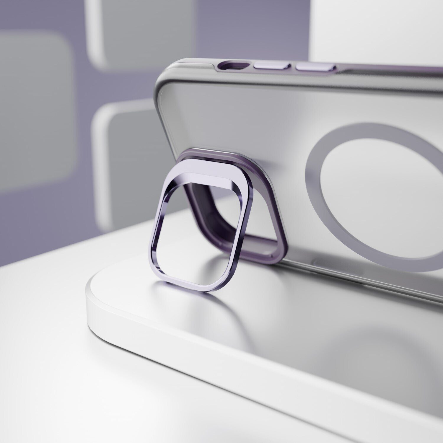 Etteri Morning Fog case for iPhone 14 6,1" purple - imagine 5