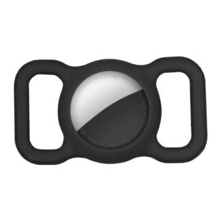 AirTag CASE FOR COLLAR/BELT/SUSPENDERS BLACK