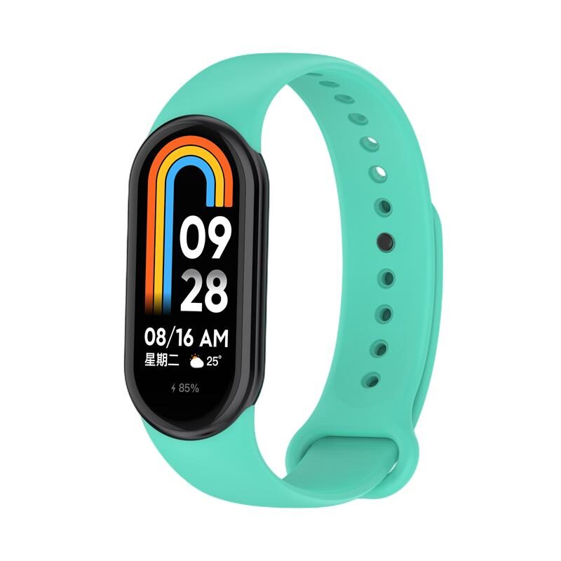 SILICONE STRAP MI BAND 8/M8 (10). MINT - imagine 2