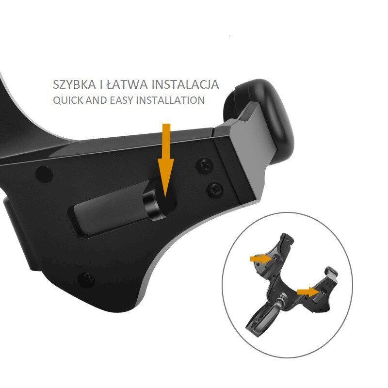 CAR HOLDER TO REARVIEW MIRROR BLACK - imagine 3