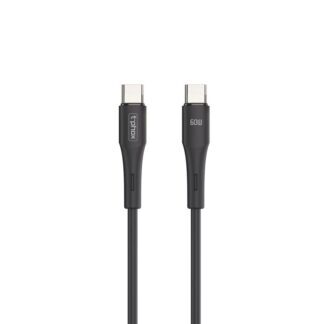 T-PHOX CABLE GENTLE USB-C/USB-C 60W BLACK