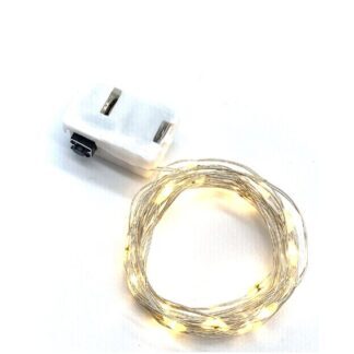 LED WIRE FOR CHRISTMAS DECORATIONS (100CM) BATTERY-POWERED